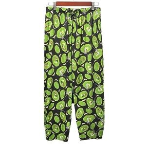 Rick and Morty Portal Pajama Pants Medium Drawstring Lounge Sleepwear